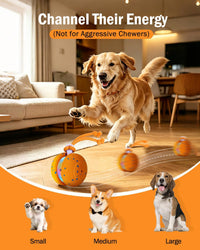osou Interactive Dog Toy, Automatic Moving Dog Ball Toy with 2 Speed Modes – Essentials for Dogs - image 3