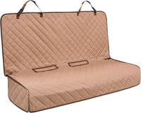 VIEWPETS Bench Car Seat Cover Protector, Waterproof Heavy-Duty - 49" L × 56" W / TAN