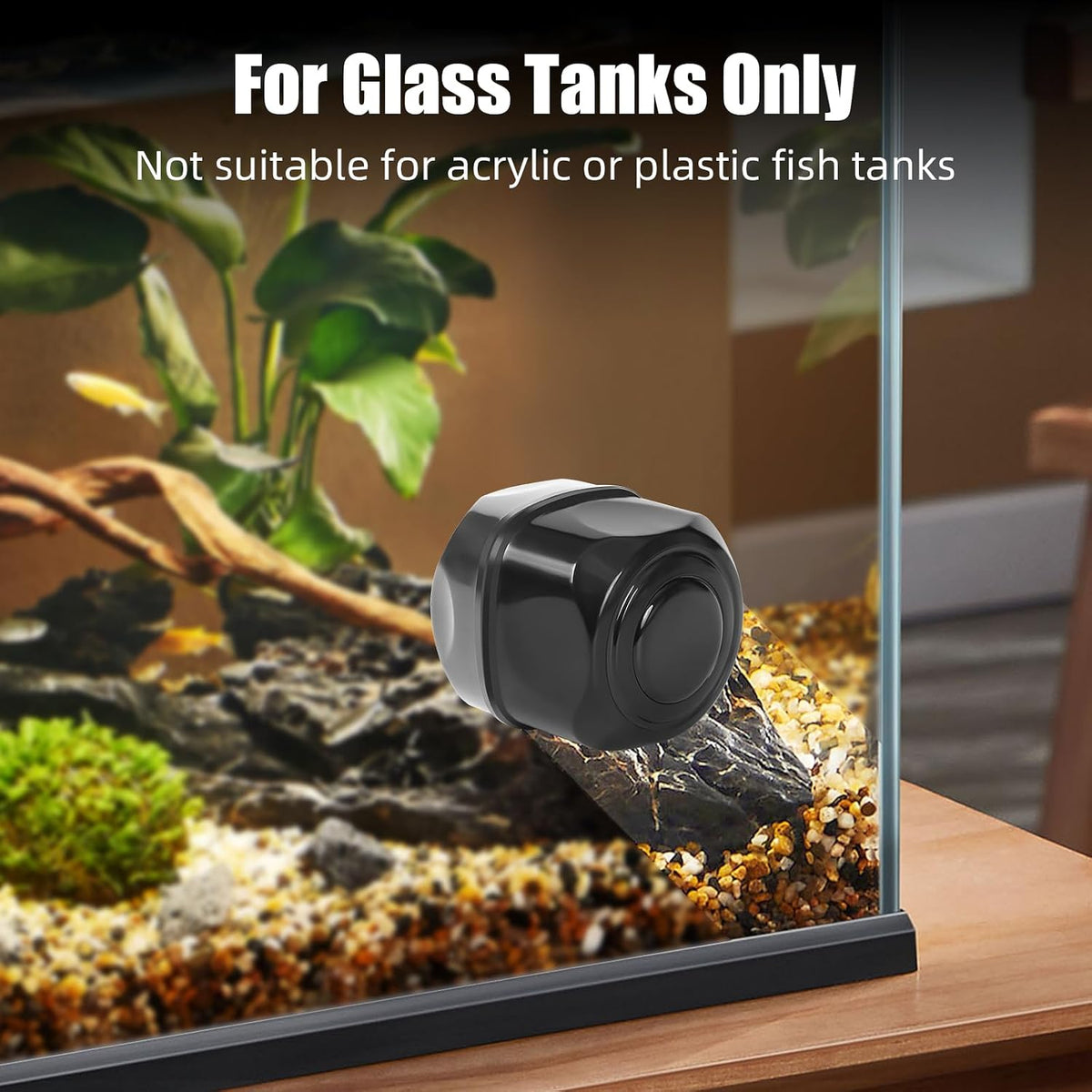 AQUANEAT Aquarium Magnetic Brush, Glass Fish Tank Cleaner - Large (Pack of 2) - image 2
