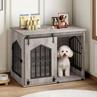 MAHANCRIS Dog Crate Furniture - Greige