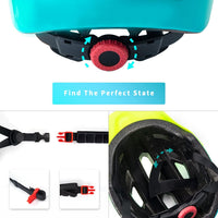 OnBros Kids Bike Helmet Boys Girls Youth Visor Adjustable 50-57CM – Fun for Kids & Family - A-Green-[HOT] - image 3