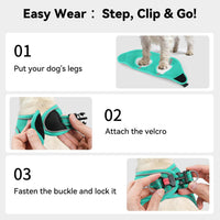Joytale Step-in Dog Harness, Soft Breathable Mesh, Black S – Essentials for Dogs - L--Chest: 18.5-21.5'' / Teal - image 3