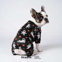 Fitwarm Funny Duck Dog Pajamas - Mummy & Pumpkin / Medium - image 2