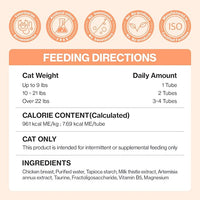 Dr.by Cat Liver Guard Squeezable Liver Supplement for Cats Feline Hepatic Support with Milk Thistle, Artemisia annua(SPB-201), Taurine lickable Formula Individually Packaged