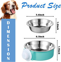 24 Pcs Crate Bowls for Dog Rabbit Ferret, Hanging Feeders - Bright / 12 - image 2