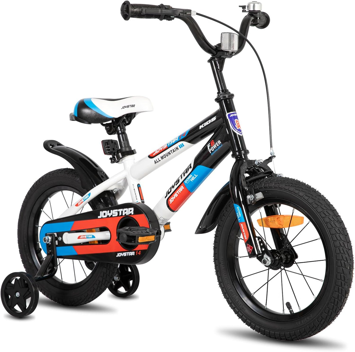 JOYSTAR New Berry Kids Bike for Boys and Girls Ages 3-10Y – Fun for Kids & Family - White / 14 Inch Wheels