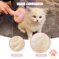 Cat steam brush – Effective Pet Brush for Indoor Cats, Steam Technology for Shedding, Mats & Grooming – Ideal cat brush indoor for Deep Cleaning (Pink)