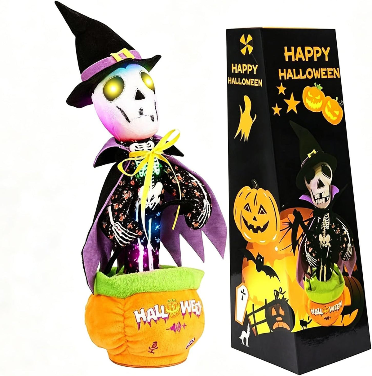 Emoin Adjustable Volume Control Dancing Cactus Toy Talking Cactus Toy - Talking Dancing Cactus-Halloween