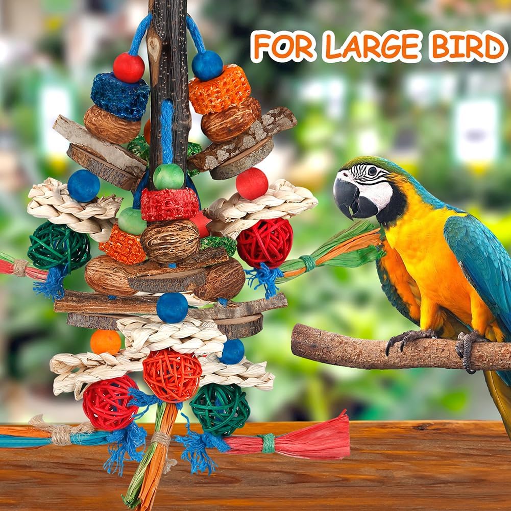Bird Toys, Parrot Toys Exciting Chewing Fun for Parakeets - image 4