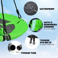 Trekassy 40" Saucer Tree Swing - Green - image 3
