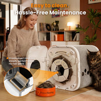 Cat Self Groomer Plus 360 Brush Fur Collector for Large Cats
