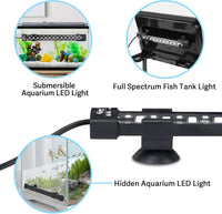 hygger 24/7 Mode Submersible Aquarium LED Light - 19.9in 12W - image 4