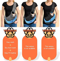 YUDODO Pet Dog Sling Carrier Breathable Mesh Travel Safe Sling Bag Carrier for Dogs Cats