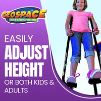 Geospace Adjustable Walkaroo Xtreme Steel Stilts for Kids - Black - image 2