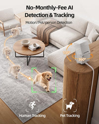 psync Genie S 2.5K pet camera with 360 degree pan and tilt and 32GB built-in storage - view 4