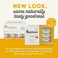 Applaws Natural Wet Cat Food in Broth, Made with Limited and Natural Ingredients, Chicken Selection Variety Pack in Broth (12 x 5.5oz Cans)