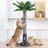 Tall Cat Scratching Post, Cat Toys - Grey