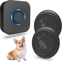 Wireless dog doorbell with touch button and plug-in receiver, 58 melodies and 1000 ft range