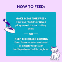 Ark Naturals Kiss Me-Ow Lickable Dental Cat Treats, Chicken Flavored, No Artificial Flavors, 2 Ounces (Pack of 6)