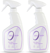Zero Odor Litter Box Odor Eliminator Spray - 16 Fl Oz (Pack of 2)