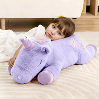 32inch Cute Giant Pink Unicorn Plush, Jumbo Soft Body Pillow Pet - 32inch Purple Unicorn / 32 inch - image 4