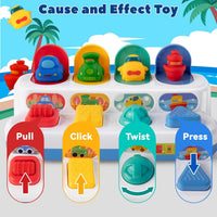 Tovol Zerky Montessori Cause & Effect Toy 12-18M - Transport Vehicle - image 3