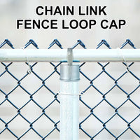 Therwen 12 pack aluminum chain link fence ring caps for 2-3/8 inch posts - view 35