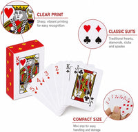 SHOWHIHI mini playing cards, 20 tiny red decks of 54 cards each, 1.65 inches tall - view 9