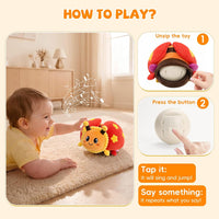 Interactive Crawling Crab Baby Toy - Red - image 3