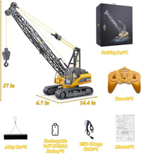 Hitish 1:14 scale remote control tower crane truck with 15 channel 2.4GHz controller - view 2