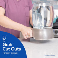 Petmate Pet Cafe Gravity Water Dispenser - Pearl Ash Blue / 1.5 GAL - image 3
