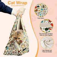 27.6" Cat Grooming Wrap Cat Wrap for Cutting Nails L – Essentials for Cats - XL-35.5inch (within 26lbs) / #B1 - image 4