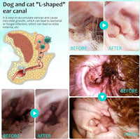 Ear Mite Treatment for Dogs 2PACK, Dog Ear Infection Treatment, Dog Ear Mite Treatment, Dog Ear Drops Alleviation Suffering from Ear Mites & Itching and Odours Stinky Stuff, Dogs Ear Care Solution