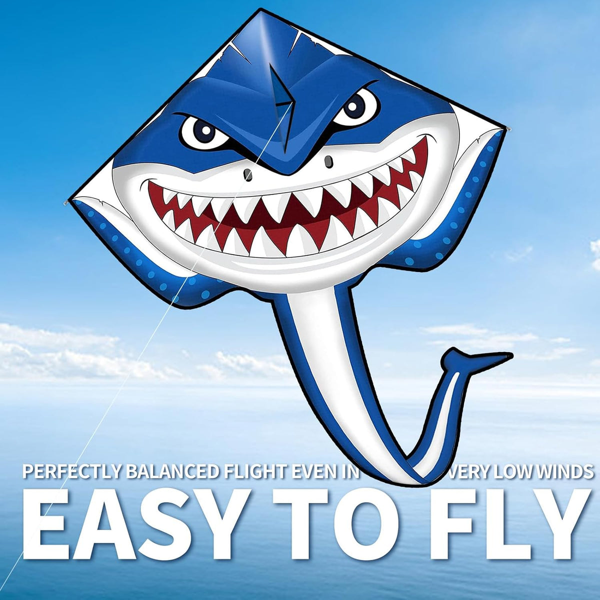 Kite for Kids Ages 4-8-12 & Adults - Shark Kite - image 2