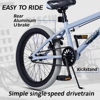 vollsch RUCKUS 20 inch kids freestyle BMX bike with pegs - view 24