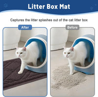 Smiry Cat Litter Box Mat 30x17 - 30x17 / Brown - image 4