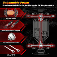1:16 Scale All Terrain Fast RC Cars for Adults 40KPH - image 4