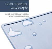 Remy+Roo Silicone Dog Food Mat for Pet Bowls - Dusty Blue - image 4