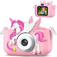 Dinosaur Kids Camera for Boys Girls - Pink