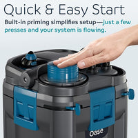 OASE BioMaster 2 Thermo 350 Canister Filter for Aquariums – External Aquarium Filter with Built-in Heater – EasyClean Pre-Filter, Quiet Operation – Freshwater & Saltwater, Up to 90 Gallons