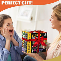 Indoor Daisy Garden Starter Kit with Gardening Tools - Jute Bags, Markers, Soil Disks and Shears, Home Gardening Gifts for Women Men Plant Lovers