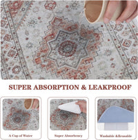 Washable Pee Pads, Super Absorbent Puppy Pads - Beige Medallion / 18"*24"(Pack of 2) - image 4
