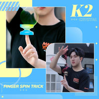 K2 Crystal Responsive Yoyo for Kids，Professional Yo-yo for Beginners – Fun for Kids & Family - Black + Blue Yellow - image 3