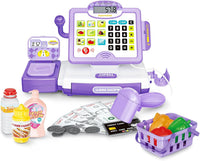 FS Toy Cash Register for kids Scanner - Purple