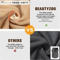 Dog Fleece Vest Sweater Winter Jacket for Small and Medium Large Dogs - Large / BEIGE - image 4