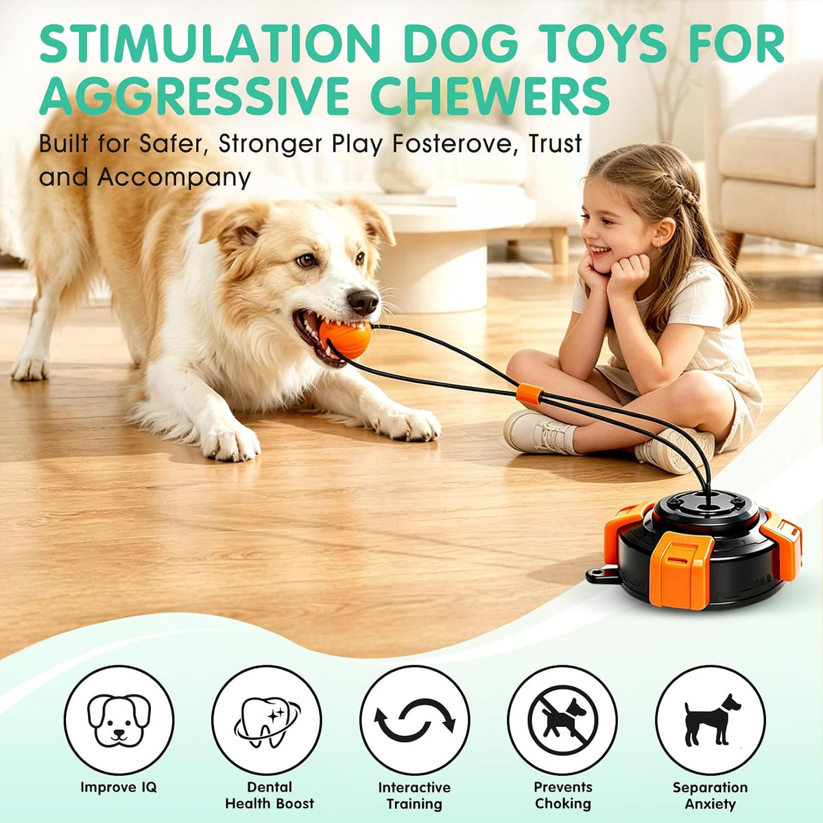 Fuufome Suction Cup Dog Toys for Medium Large Aggressive Chewers – Essentials for Dogs - image 4