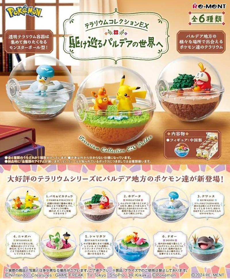 POKEMON TERRARIUM TO THE WORLD OF PALDEA TRADING FIGURE-Blind Box-BIG FRENCHIES-Anime Pop