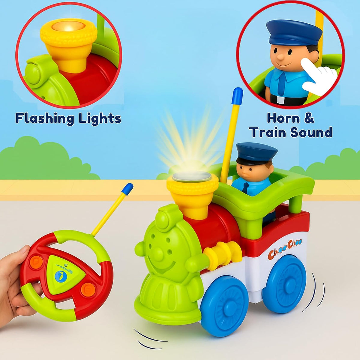 Toddler Remote Control Train - Train - image 2
