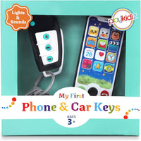 Toy Car Keys, Real Looking Play Toddler Remote Car Key - Phone & Keys