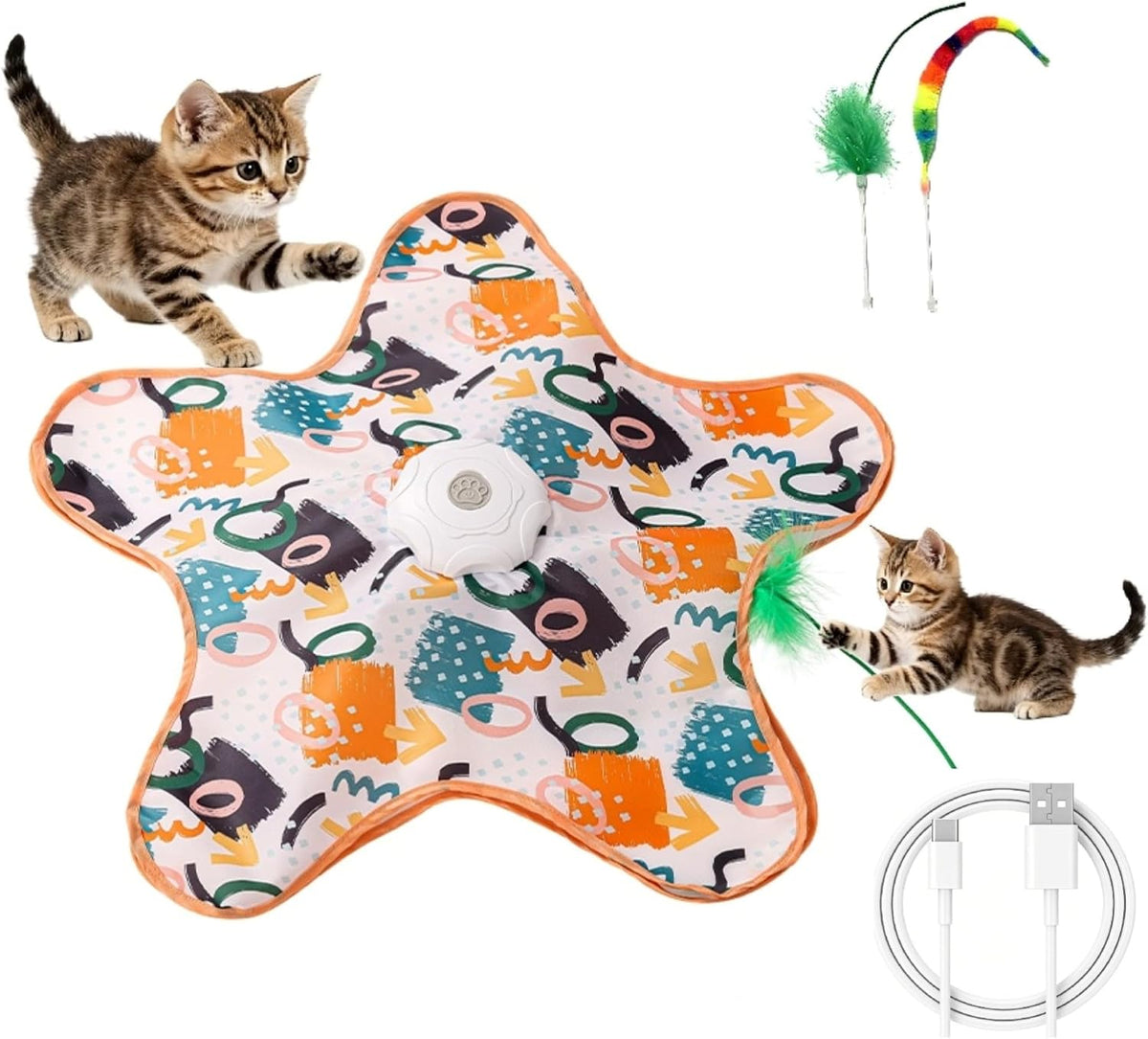 Hide and Seek Interactive Cat Toys - Graffiti Cover